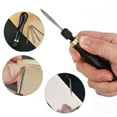 thumbnail image 6 of 4 in 1 Stitching Awl Kit Ebony Handle DIY Leather Fabric Hand Craft Sewing Tool, 6 of 11
