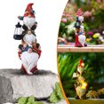 thumbnail image 1 of Ndcxsfigh Solar Noche Enana Creativa Enana Estatua Patio, 1 of 9