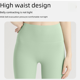 thumbnail image 3 of Pantalones de yoga ajustados de cintura alta para mujer, de cintura alta, ajustados, para correr, deportes, sin vergüenza, 3 of 4