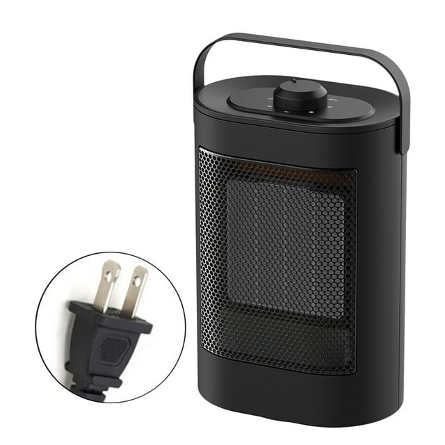 Jiaeri Portable Space Heater, 900W Fast Heating Personal Heater with 3 Adjustable Temperature Settings, Energy Efficient Ceramic Heater for Home Office Desk Indoor Use, Quiet Safe Overheat Protection