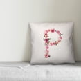 thumbnail image 3 of Creative Products Floral Pattern Monogram - P 18x18 Indoor / Outdoor Pillow, 3 of 3
