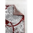 thumbnail image 2 of Newport Collection - Red Modern Geometric Abstract Area Rug, 2 of 5