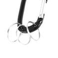 thumbnail image 5 of Aluminum D Shaped Buckle Carabiner Camping Bag Hook 3 Split Keyring Chain, 5 of 5