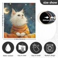 thumbnail image 3 of Cat with Moon Stars Dishwasher Magnetic Covers Magnet Sticker Kitchen Decor Dishwasher Refrigerator Front Door Covers Decorative Magnetic 23" x 26", 3 of 5