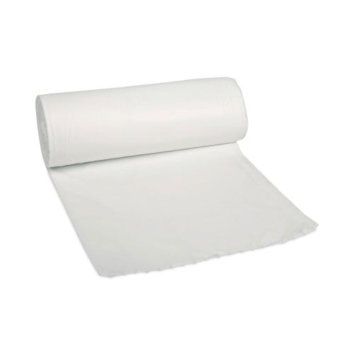 Boardwalk Repro Low-Density Can Liners 30 gal 0.62 mil 30 x 36 White 10 Bags/Roll 20 Rolls/Carton
