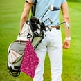 thumbnail image 5 of Golf Towels for Golf Bags For Men Women - Breast Cancer Awareness6 24x16in Absorbent Quick Drying Golf Towel for Cleaning Golf Ball Club Golf Bag Accessories with Carabiner, 5 of 8