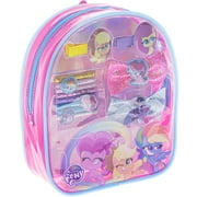 Townley Girl My Little Pony Hair Bows and Accessories Miniature Backpack, 13-Piece Set