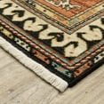 thumbnail image 3 of Oriental Weavers Lilihan Wool Blend Area Rug - 051K6 - 5'3" x 7'6" - in Charcoal/ Multi - Southwestern Lodge Style, Wool Blend, Bedroom, Office Rug, 3 of 3