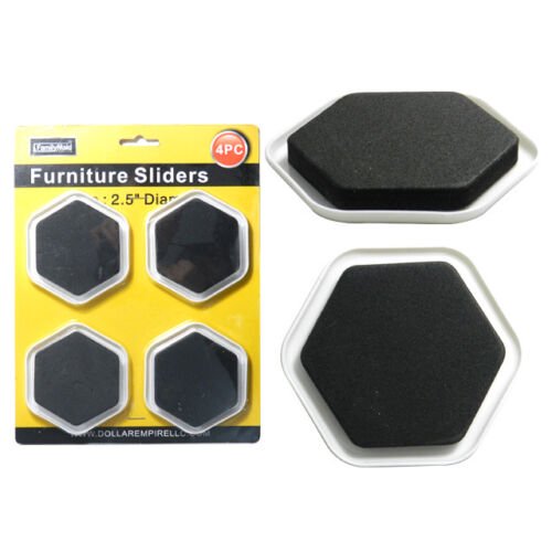 4 PCS FURNITURE SLIDERS GLIDERS EASY HEAVY LARGE APPLIANCE AD16847