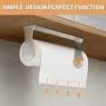 thumbnail image 2 of FLINT - Paper Towel Holder Under, Cabinet Silver Paper, Towel Holder Wall Mount,Stainles, 2 of 6