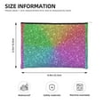 thumbnail image 3 of Cauagu Colorful Glitter for Tyvek Makeup Bag,Reusable Travel Cosmetic Bag Women Organizer Toiletry Bag Birthday,Gifts for Women Girlfriend Mom Teacher 6.5’’*8.9’’, 3 of 7