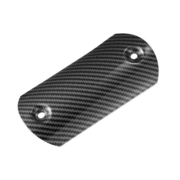 Protector Silenciador Unique Bargains Moto Escape Carbono Fibra Negro 14,3x6,9cm