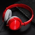 thumbnail image 3 of Auriculares Estéreo perfecl con Cable de 3.5 Mm Plegable rojo, 3 of 6