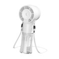 thumbnail image 2 of Ventilador de mano en aerosol Portátil Ligero Resistente Carga USB Versátil Personal blanco, 2 of 9