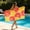 C, variant on Pink Pineapple Print Beach Towel, 27.5x55in Oversized Quick Dry Microfiber Towel for Summer Pool, Beach, Travel