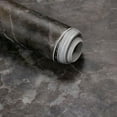 thumbnail image 2 of Marble Contact Paper for Countertops Cover - 24"x197" Matte Brown Gold Peel and Stick Wallpaper - Removable Self Adhesive Thick Granite Vinyl Film Roll, 2 of 5