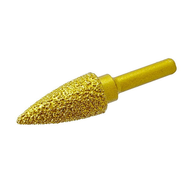 Broca de diamante para rectificado de fresas, vástago de 6 mm, accesorio de taladro, herramienta rotativa para rectificado 15mm