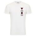 thumbnail image 2 of Unisex Sportiqe White Chicago Bulls 1966 Collection City Flag Bingham T-Shirt, 2 of 3
