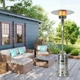 thumbnail image 3 of 2. Outdoor Propane Heater (48,000 BTU) - Stainless Steel Triple Protection & Wheels, 3 of 6