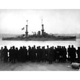thumbnail image 2 of The Uss Arizona Passing 96Th St. Pier In Great Naval Review At New York City. Ca. 1918. History, 2 of 2