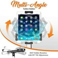 thumbnail image 3 of Pyle Anti-Theft Tablet Security Stand Kiosk - Heavy Duty Aluminum Metal Floor Standing Mount Tablet, 3 of 6