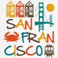 thumbnail image 3 of CafePress - San Francisco T Shirt - 100% Cotton Ringed T-Shirt, 3 of 4