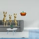 thumbnail image 2 of Escultura de figura,Estatua sentada Figura Escultura Adorno,Estatuas de conejos en miniatura para decoración de interiores,Plato de dulces,Plato de dulces de vidrio con tapa Tarro de dulces, 2 of 8