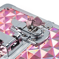 thumbnail image 5 of Yaheetech 4 in 1 Aluminum Rolling Cosmetic Makeup Train Cases Trolley, Glitter Pink, 5 of 15