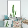 thumbnail image 2 of Designart 'Green Cactus South Western Plant' Tropical Framed Canvas Wall Art Print, 2 of 5
