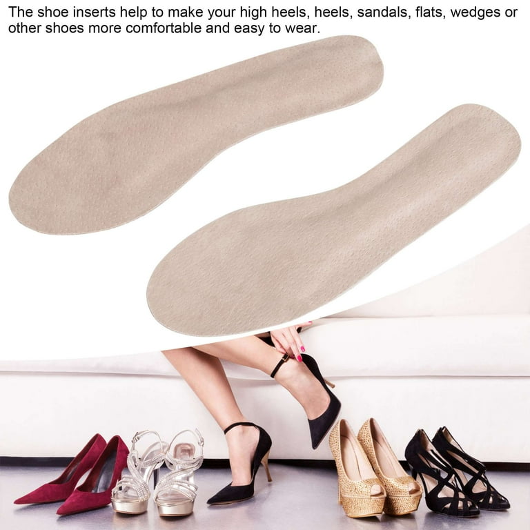 PULLIMORE Pairs Pigskin Non-Slip High Heel Cushion Inserts Arch