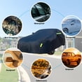 thumbnail image 4 of Aniceparthy Car Cover Fit for Sedan/MPV/SUV, Dust-Proof Protection, Oxford Cloth,w/ Reflective Strips,Waterproof All-Weather Rain Snow UV Sun Protector Indoor Outdoor (216.54*78.74*59.06 in), Black, 4 of 10