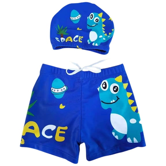 Quealent Boys Swim Trunks Toddler Swim Shorts Swimming Boxer Briefs (Light Blue, 5-6 Years)