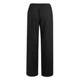 thumbnail image 5 of Womens Pants Women's Spring Summer Fall Plus Size Loose Cotton And Linen Casual Pants, 5 of 5