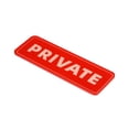 thumbnail image 1 of Unique Bargains 6'x2' Private Sign Acrylic Self Adhesive Door Sticker Wall Mounting Sign Red, 1 of 5