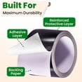 thumbnail image 3 of Cinta Reparadora ECOHomes para Toldo y Lona Impermeable Negra 7.6 cm, 3 of 9