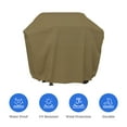 thumbnail image 3 of COVERS&ALL BBQ Grill Cover with Elastic, 160 GSM Duro Pro Breathable Non-Woven Fabric, Waterproof UV Resistant, Ideal for Indoors and Outdoors (50" W x 24" D x 48" H, Brown), 3 of 8
