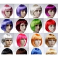 thumbnail image 3 of 12 pelucas de pelo corto Bob, pelucas de de disfraces de colores, postizo diario, para mujeres y niñas, decoración , favore Zulema Pelucas de pelo corto bob, 3 of 8