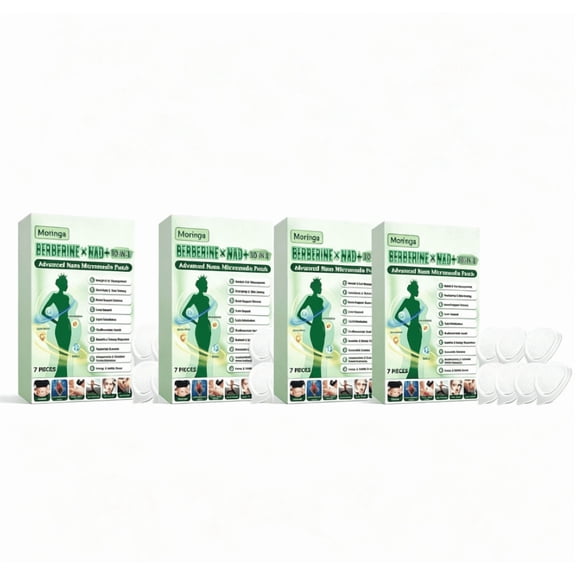 2026 New 10-in-1 Nano Micro Herbal Patch, Natural Skin Care for Women & Men, Invisible Ultra-Thin, Gentle for All Skin Types, 4Boxes