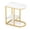 White, variant on Topcobe C-Shaped Modern Sofa Side Table With Faux Marble Tabletop and Storage Shelf, End Tables Living Room, Modern Furniture for Home-White