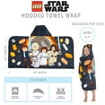thumbnail image 3 of Lego Star Wars Kids Hooded Towel, Cotton, Multicolor, 3 of 7