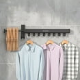 thumbnail image 3 of XQXA Clothes Drying Rack Indoor,Laundry Drying Rack,Wall Mounted Clothes Rack,Clothes Hanging Rack,Laundry Rack Wall Mount, 3 of 4