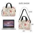 thumbnail image 3 of FORMRS 16" Laptop Sleeve Bag Carrying Case with Handle Travel Shoulder Briefcase, Light Starfish, 3 of 8