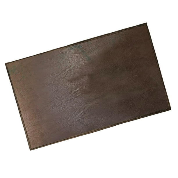 Fundas para reposacabezas reclinables, de piel sintética, ligeras, duraderas, antideslizantes y portátiles. Café