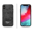 thumbnail image 1 of Xotic Tech Luxury Mustang Logo Super Slim Leather Alcantara Suede Durable Protective Cover Case for Apple iPhone XS MAX, 1 of 8