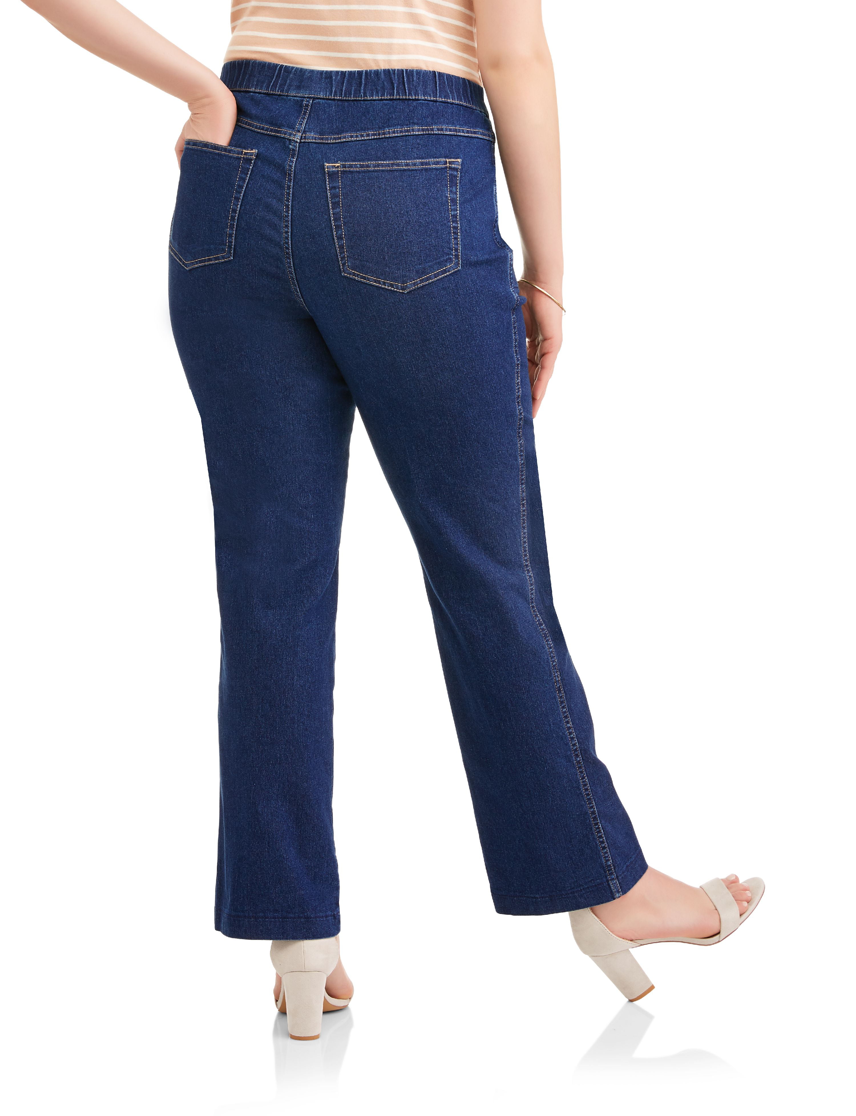 just my size bootcut stretch jeans