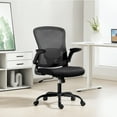thumbnail image 2 of HOMCOM Ergonomic Office Chair, Mesh Desk Chair with Lumbar Support, Black, 2 of 10