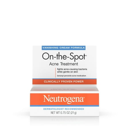 Neutrogena On-The-Spot Acne Treatment With Benzoyl Peroxide, 0.75 Oz. - Walmart.com