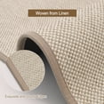 thumbnail image 6 of Hiasan Kitchen Rug Set of 2 PCS, Non Slip Rugs for Kitchen Floor, Absorbent Anti Fatigue Mats Washable for Kitchen, Office, 17"x30"+17"x59", Beige, 6 of 7