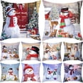 thumbnail image 5 of Funda de cojín navideña de Papá Noel, decoración navideña para el hogar, adornos navideños 2024, regalos navideños, Año Nuevo 2025, 5 of 5