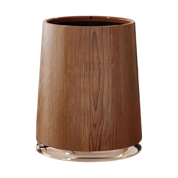 Papelera de imitación madera, estilo retro, resistente y portátil. M